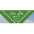 Domestic Kelly Green Triangle Bandanna